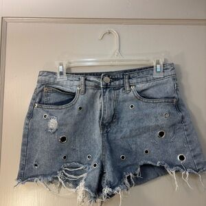 Women’s High Waisted Denim Shorts